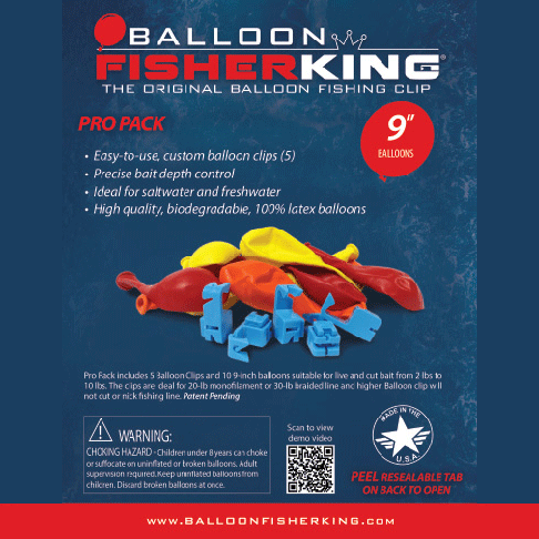 Balloon Fisher King 400 Multi-Clip Pro Pack