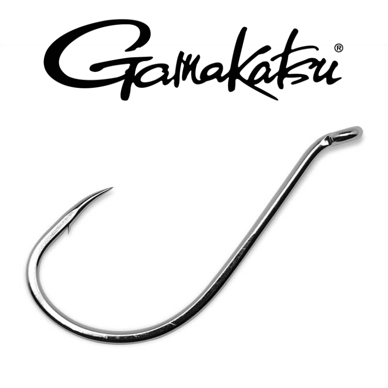 Gamakatsu Octopus Black Hook Pocket Pack - Size 10/0, 5 Pieces